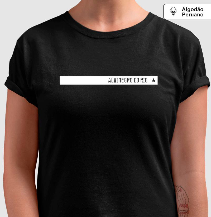 Camiseta Algodão Peruano Alvinegro do Rio 