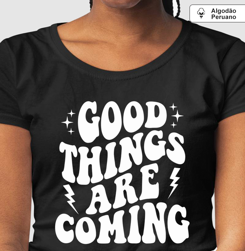 Camiseta Algodão Peruano Good Things v2 - Visual