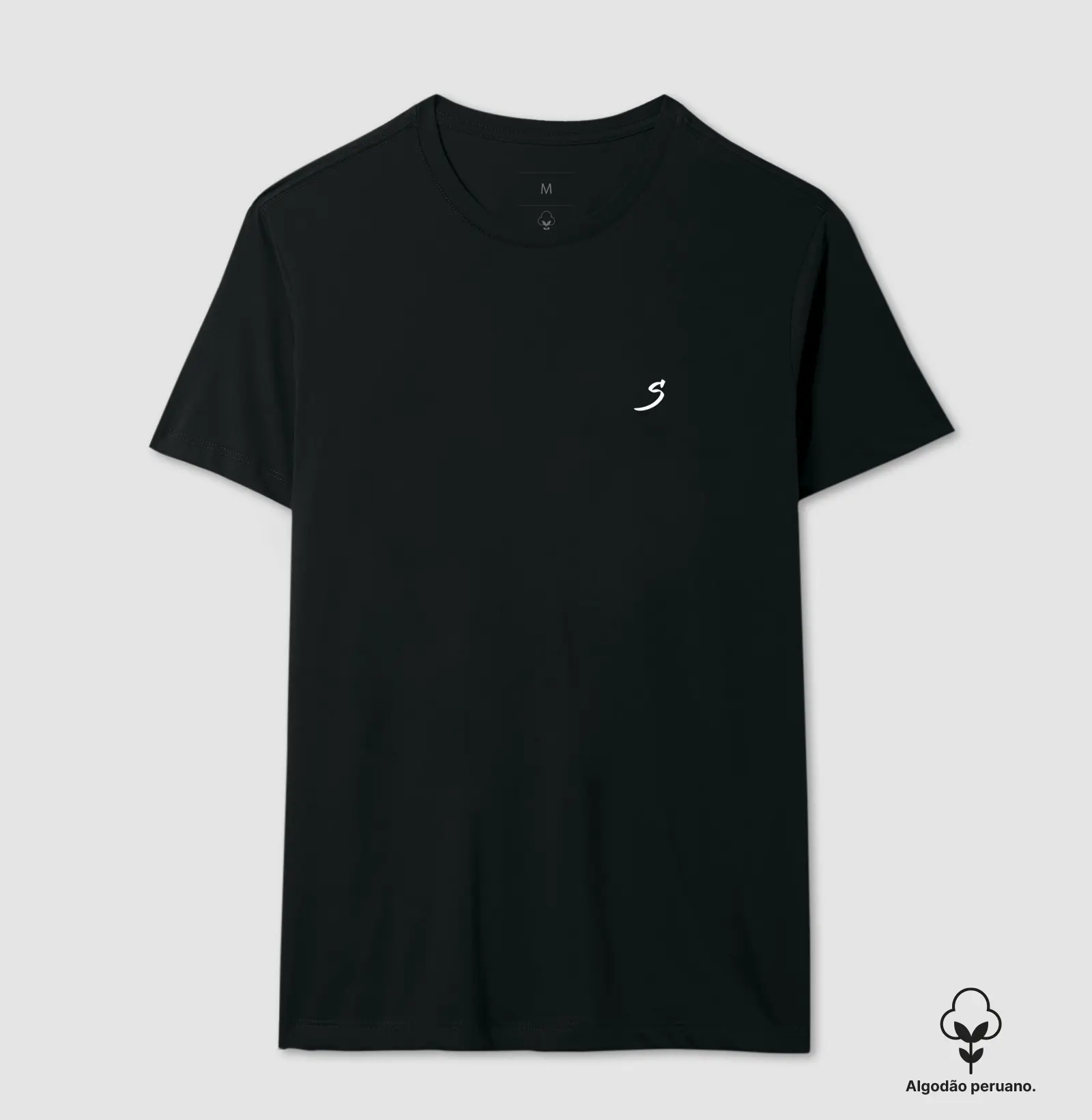 Camiseta básica - Algodão peruano