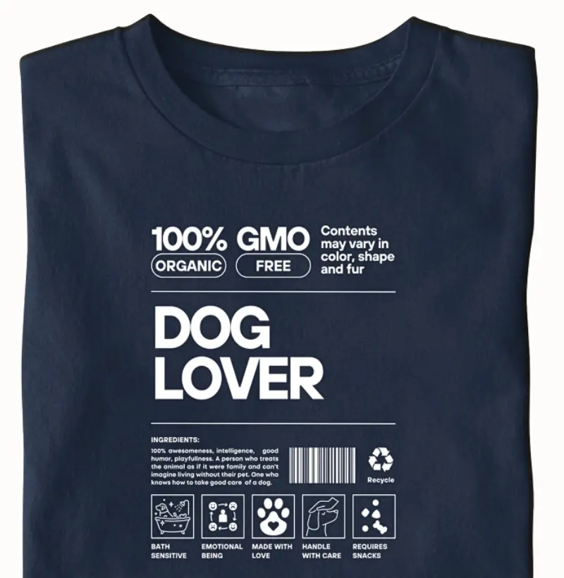 Dog lover - tons escuros