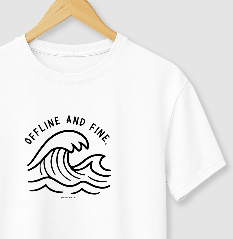 OFFLINE AND FINE (mar preto)