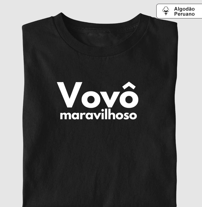 Vovô maravilhoso (algodão peruano)
