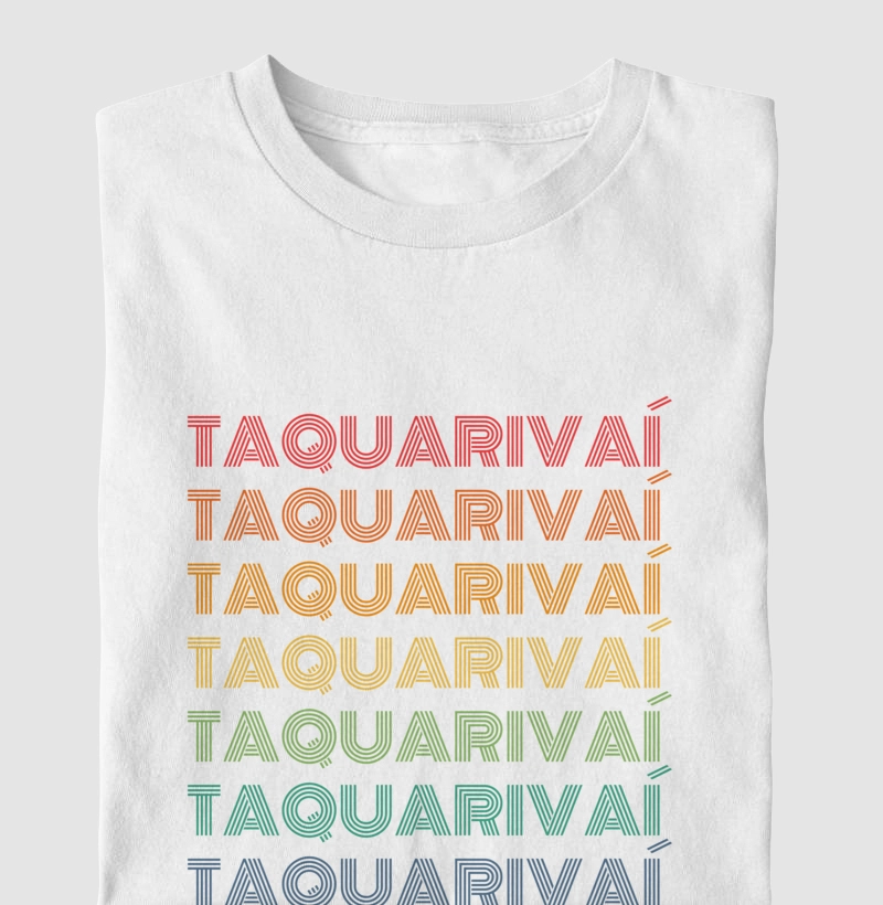 Taquarivaí Letreiro Retrô