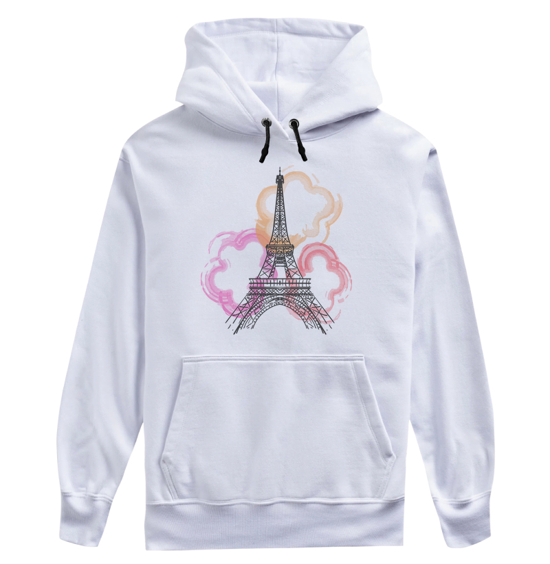 Camiseta Viagem - Torre Eiffel Flores