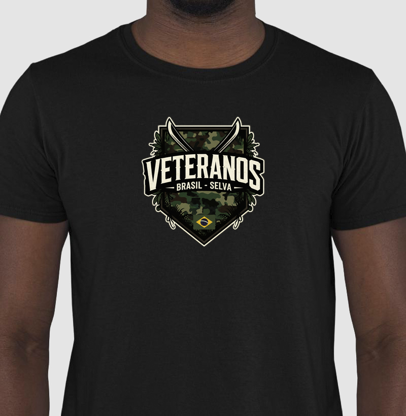 Camiseta Veteranos Brasil Selva