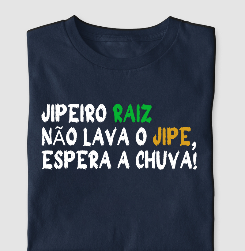Jipeiro não lava o jipe