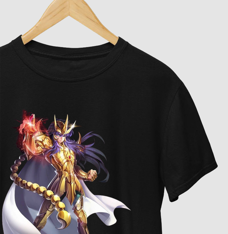 Milo de Escorpião 3 - Cavaleiros do Zodíaco - Camiseta geek