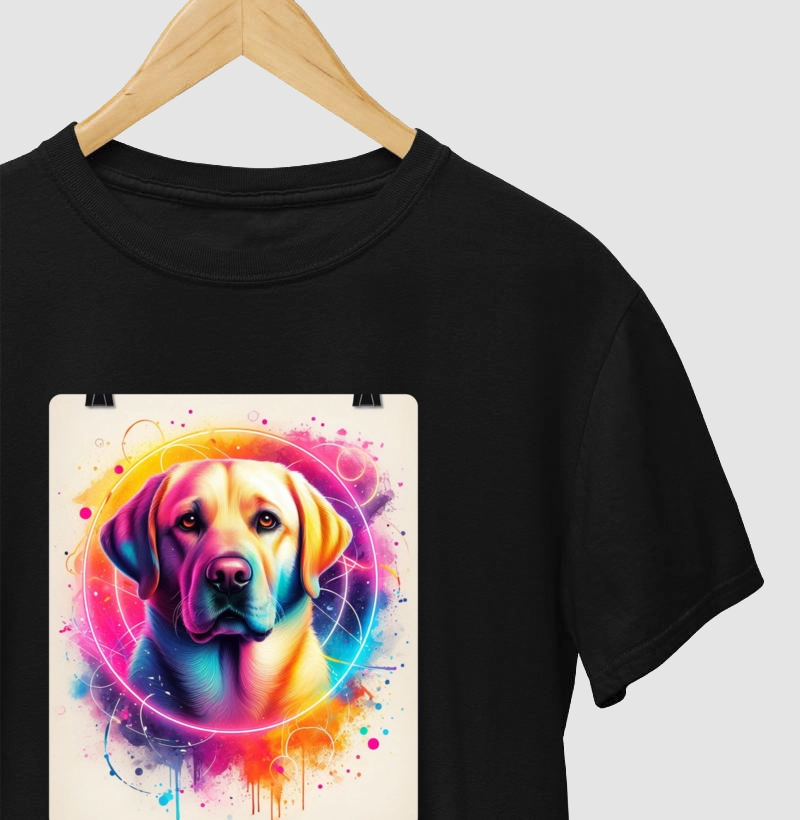 Camiseta Labrador neon 