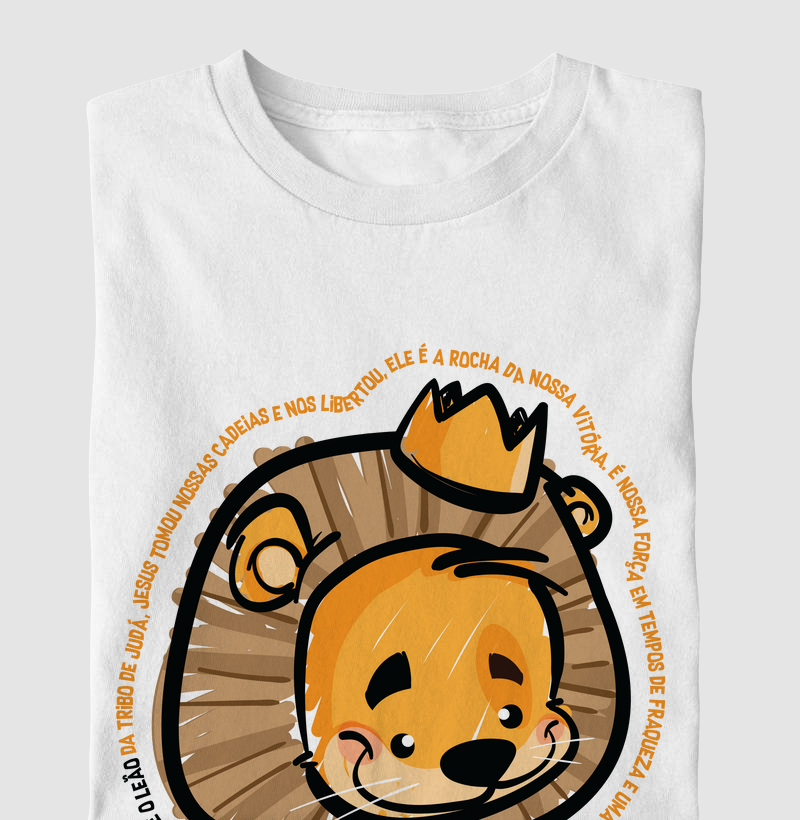 Camiseta Infantil Leão
