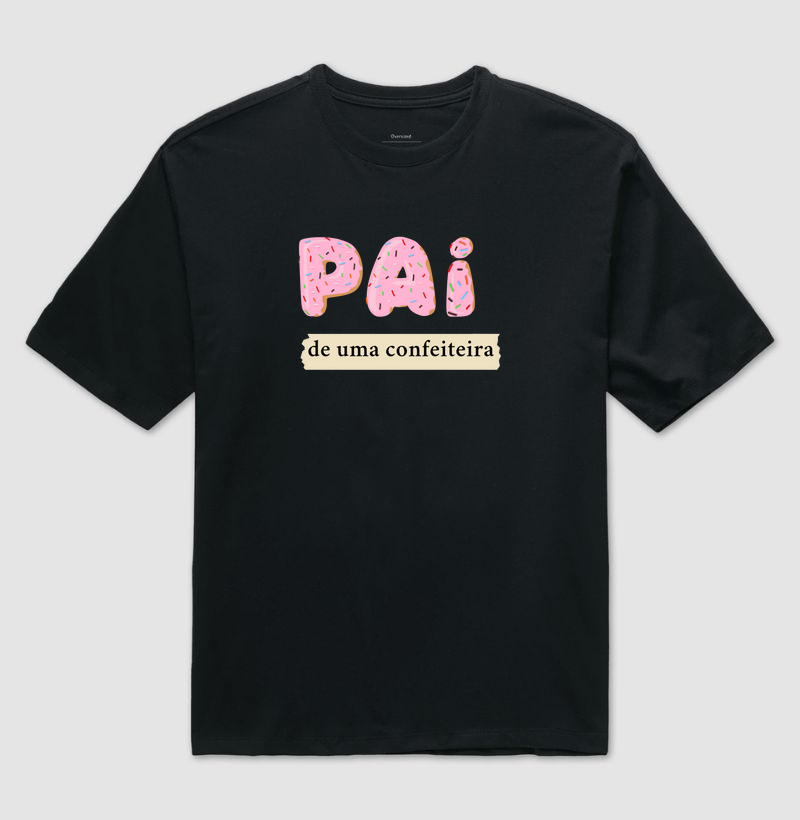 T-shirt pai de uma confeiteira