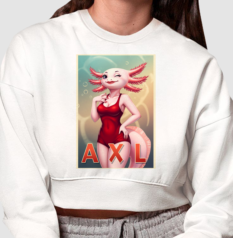 Cropped Moletom - AXL, Pin-Up (01)