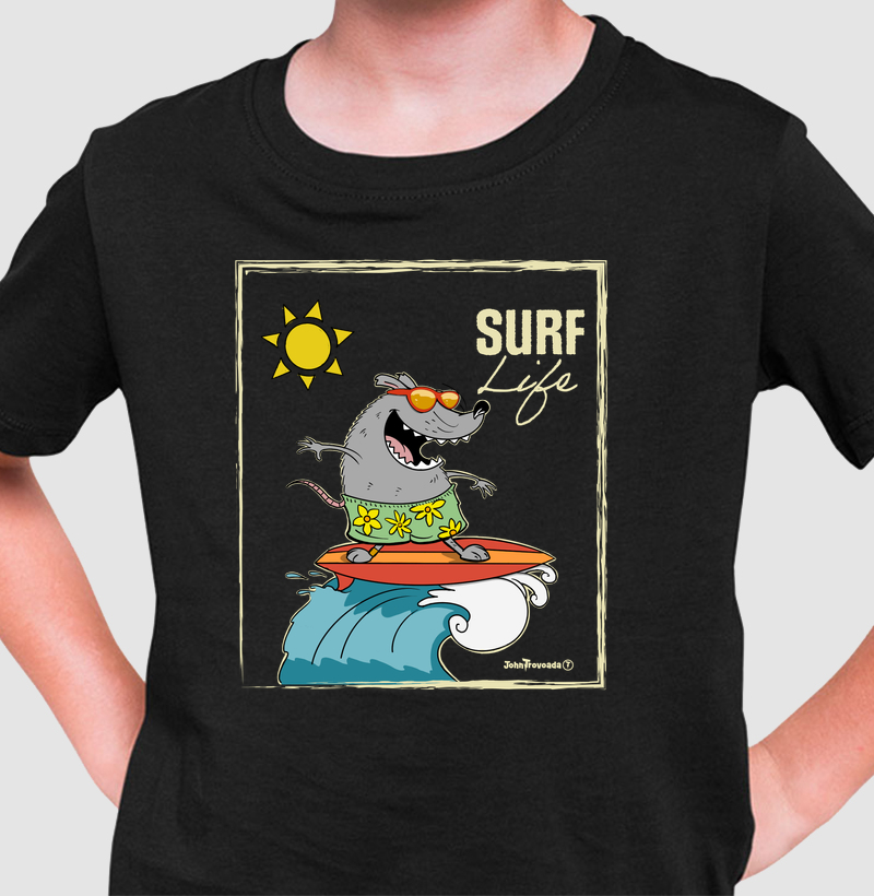 Camiseta Infantil Surf Life
