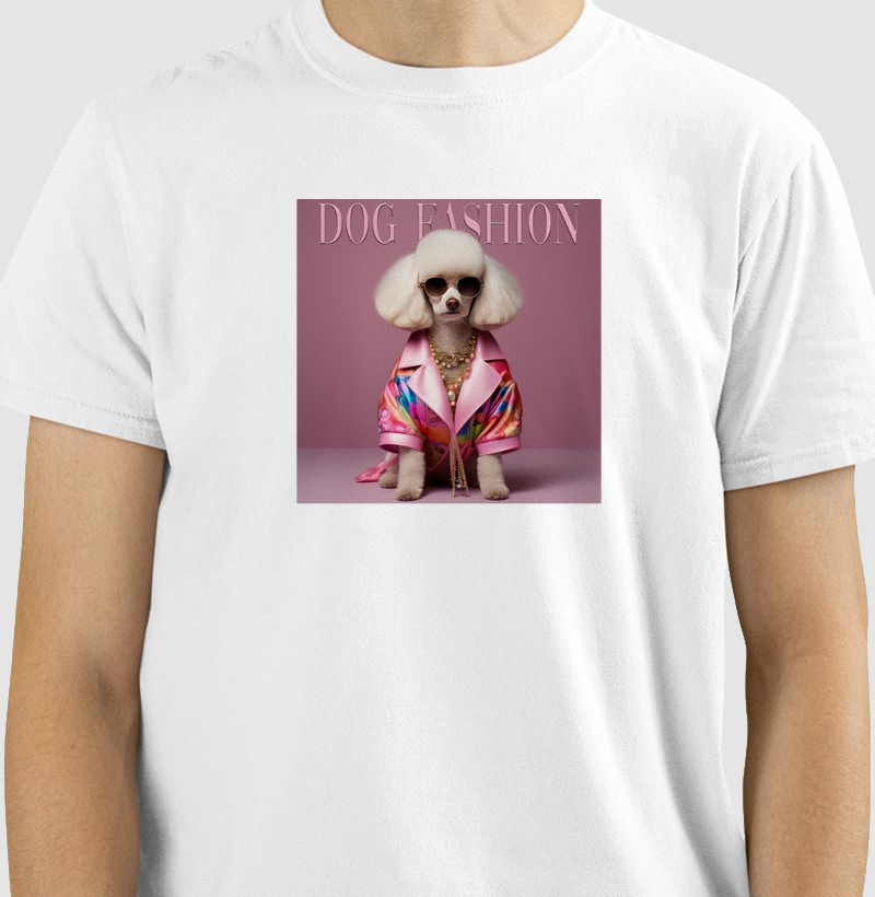 Camiseta Poodle fashion