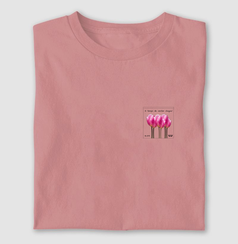 Camiseta O Tempo de Cantar Chegou. Cantares 2.12