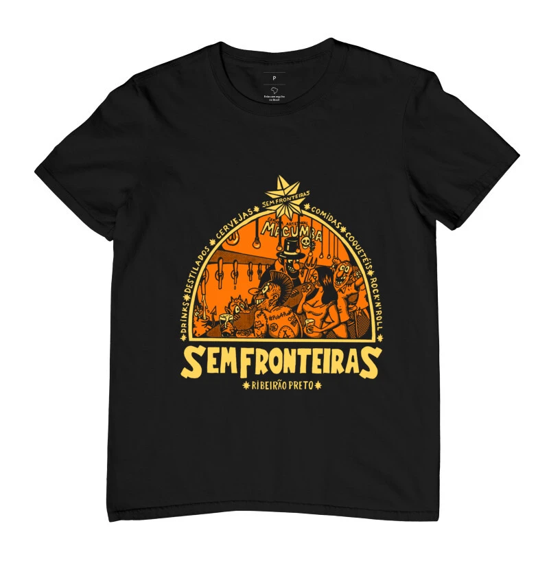 Camiseta Sem Fronteiras Bar 