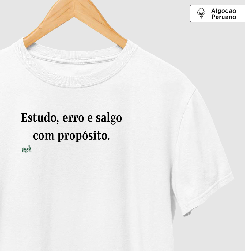 Estudo, erro e salgo