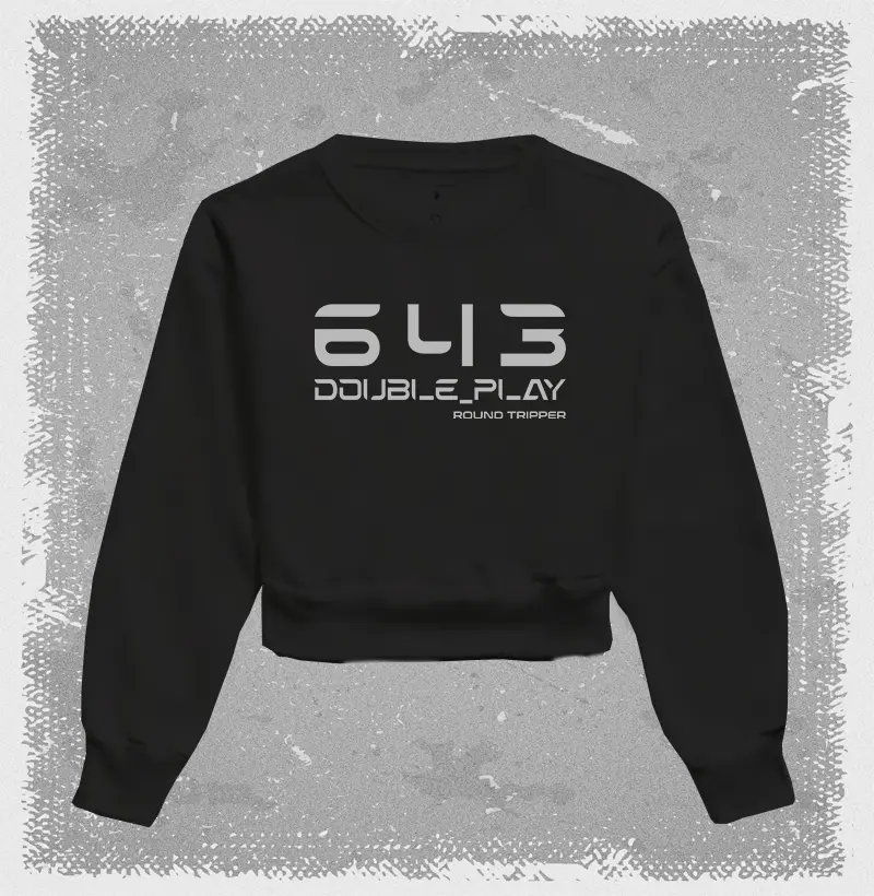 Moletom Cropped Double play