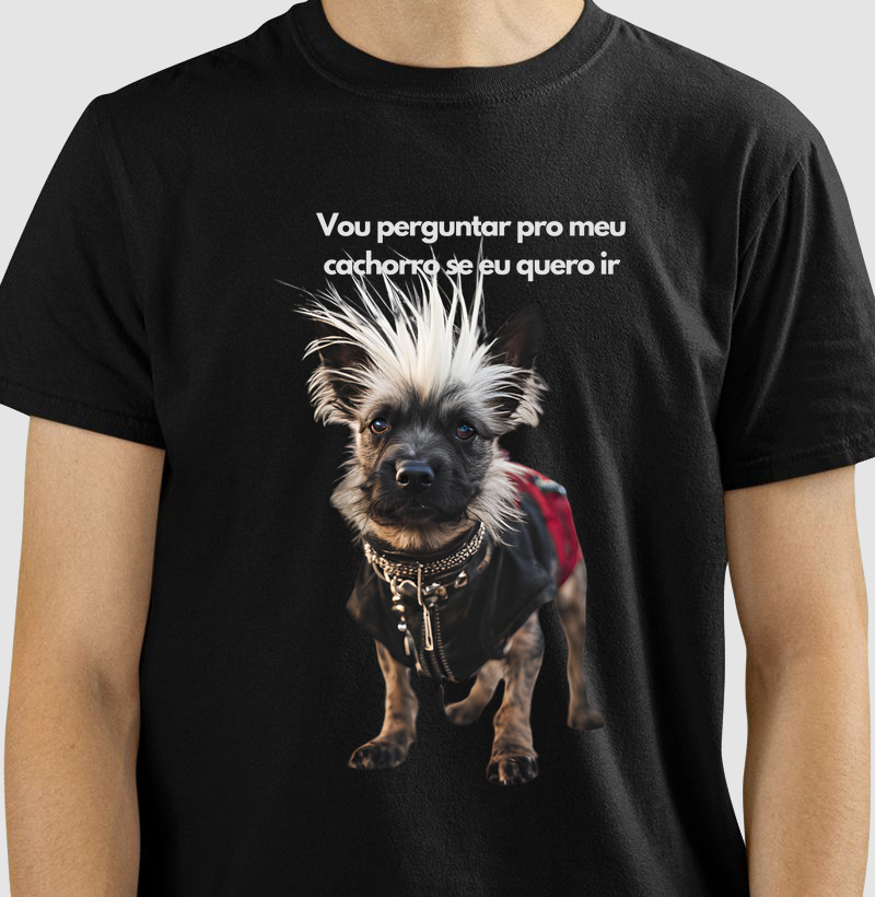 Vou perguntar pro meu cachorro se eu quero ir
