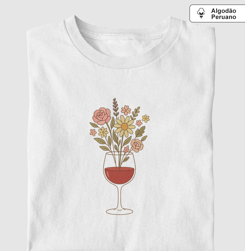 Camiseta Wine & Bloom