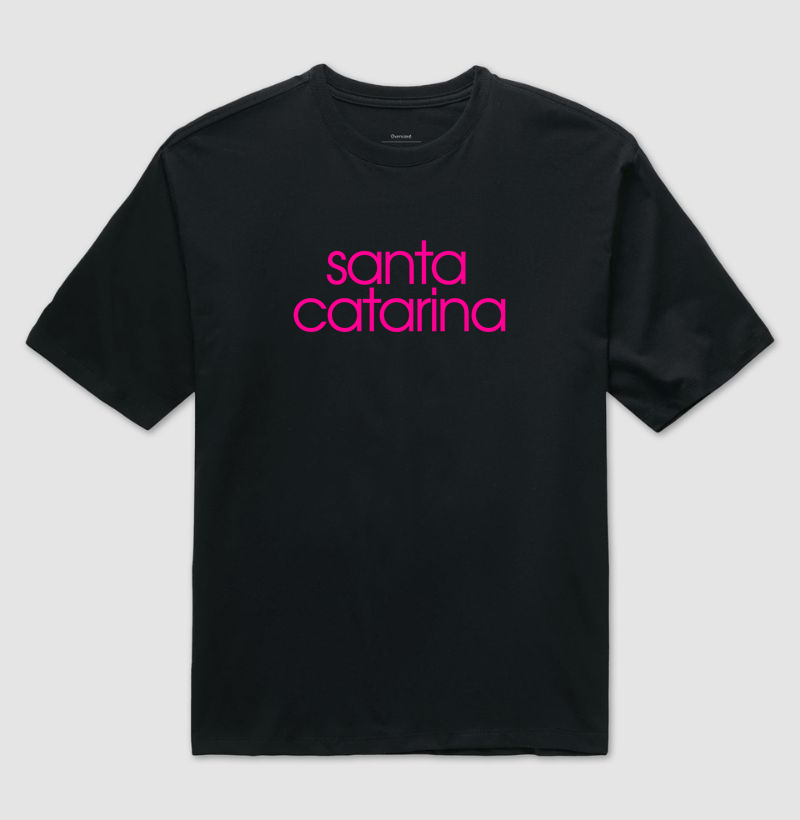 Santa Catarina Estampa Rosa