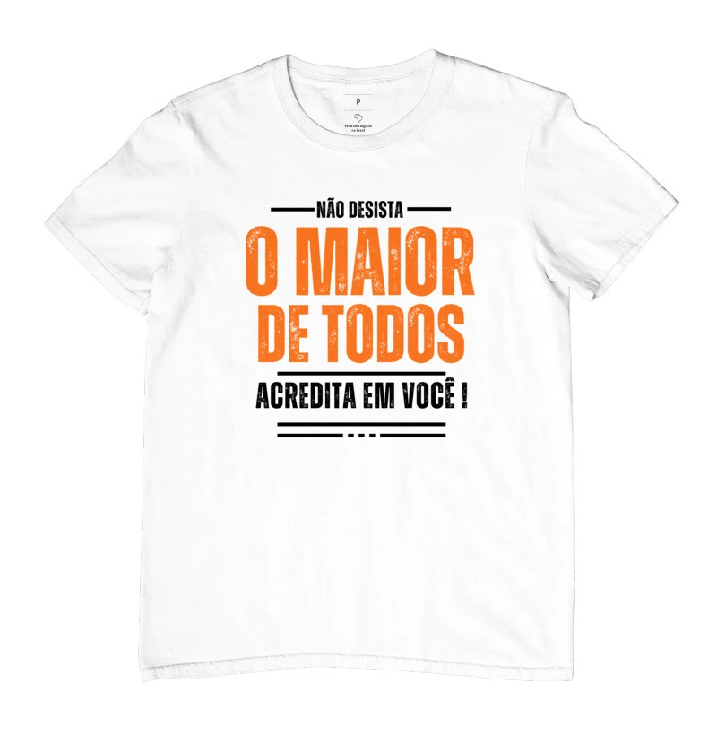Camiseta - Não Desista