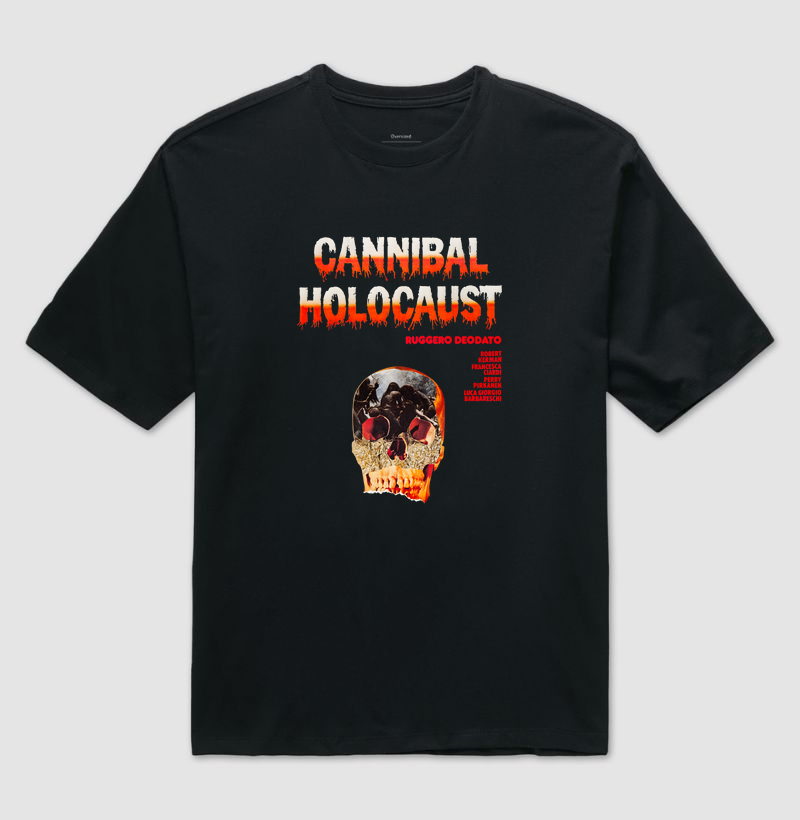 Camiseta Oversized Cannibal Holocaust 