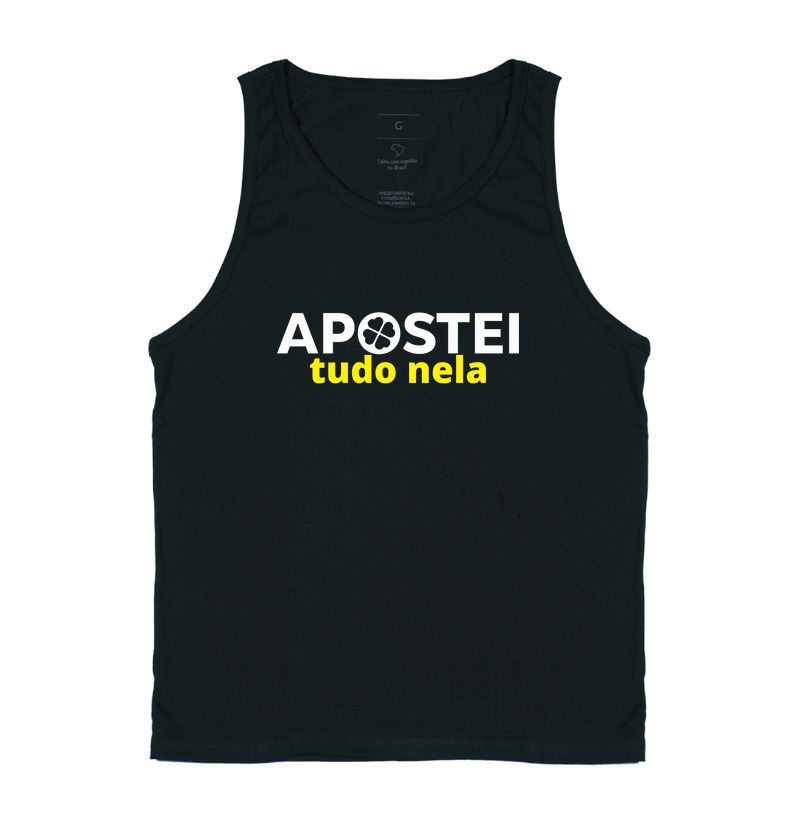 Camiseta Apostei tudo nela - Carnaval 2025