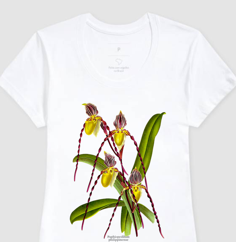 Camiseta Feminina Paphiopedilum philippinense