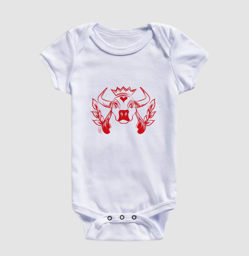 Body Infantil - Boi do Coração