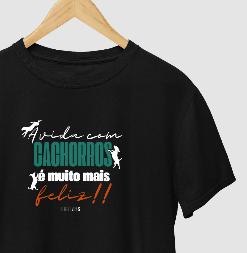 A vida com cachorros é mais feliz!