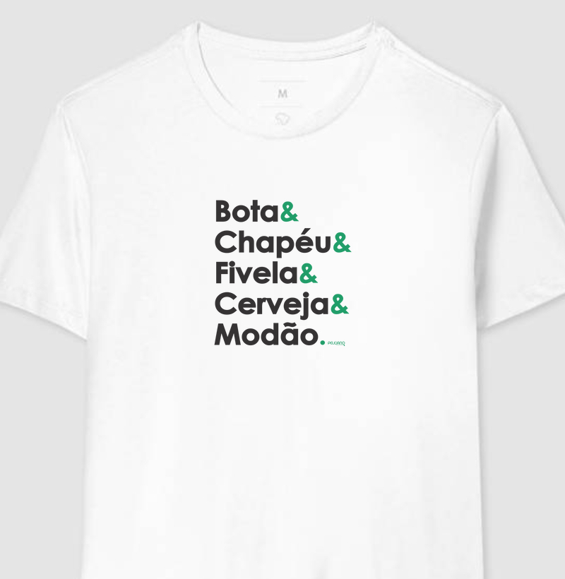 Camiseta Bota & Chapéu