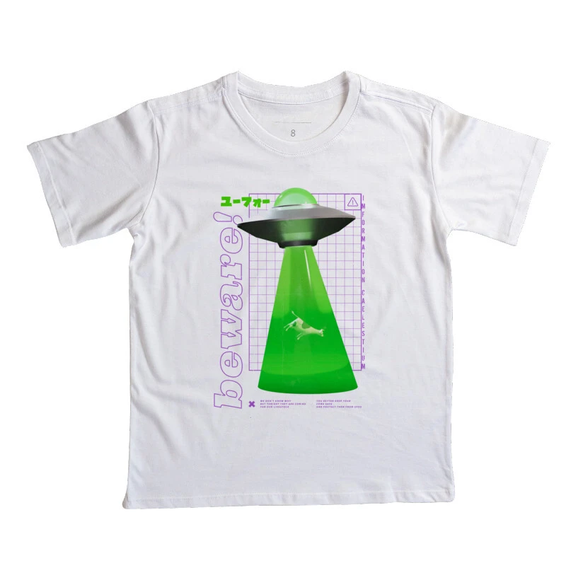 Camiseta Infantil Vaca Abduzida