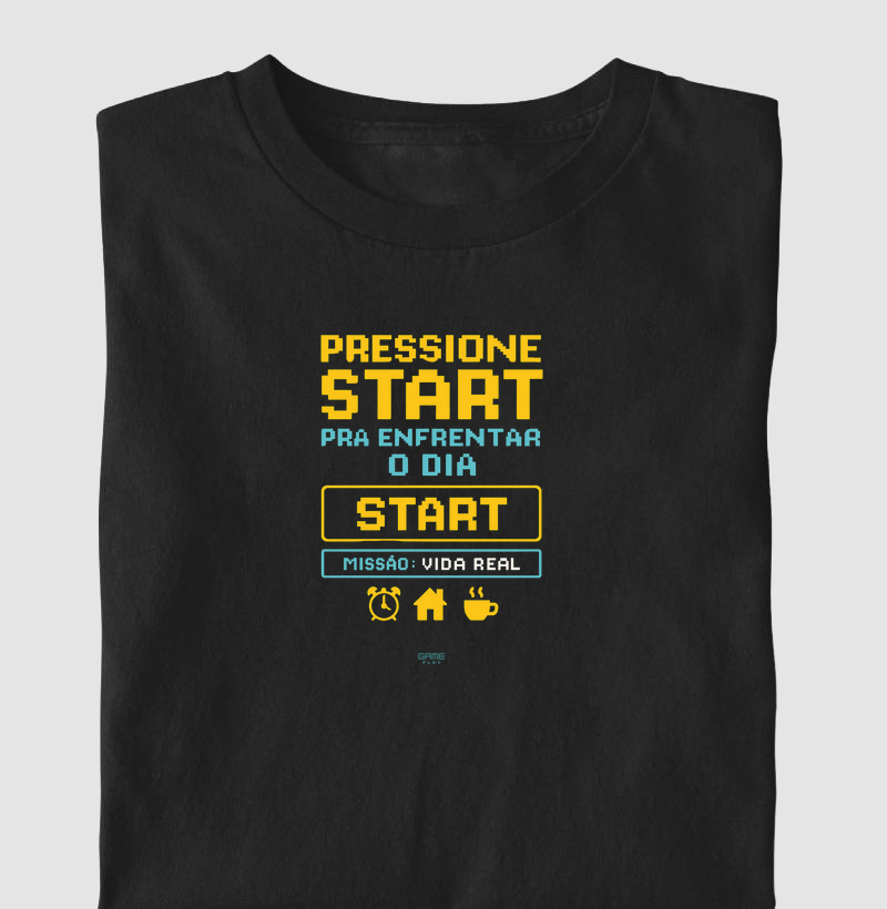 FunPhrase Pressione Start Pra Enfrentar o Dia