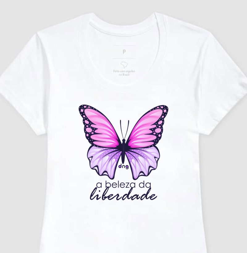 Camisa "a beleza da liberdade"