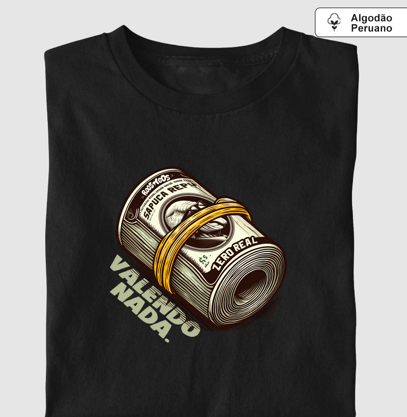 Camiseta "Pima" Valendo Nada
