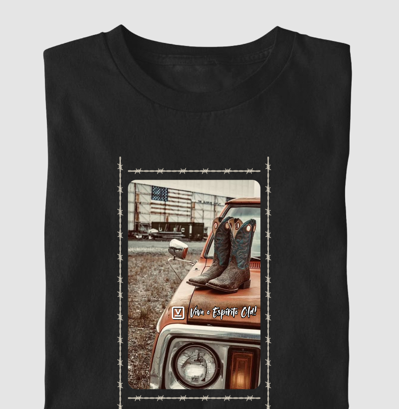 Camiseta Coleção Camionetes Agro 4x4 - Made in 80's