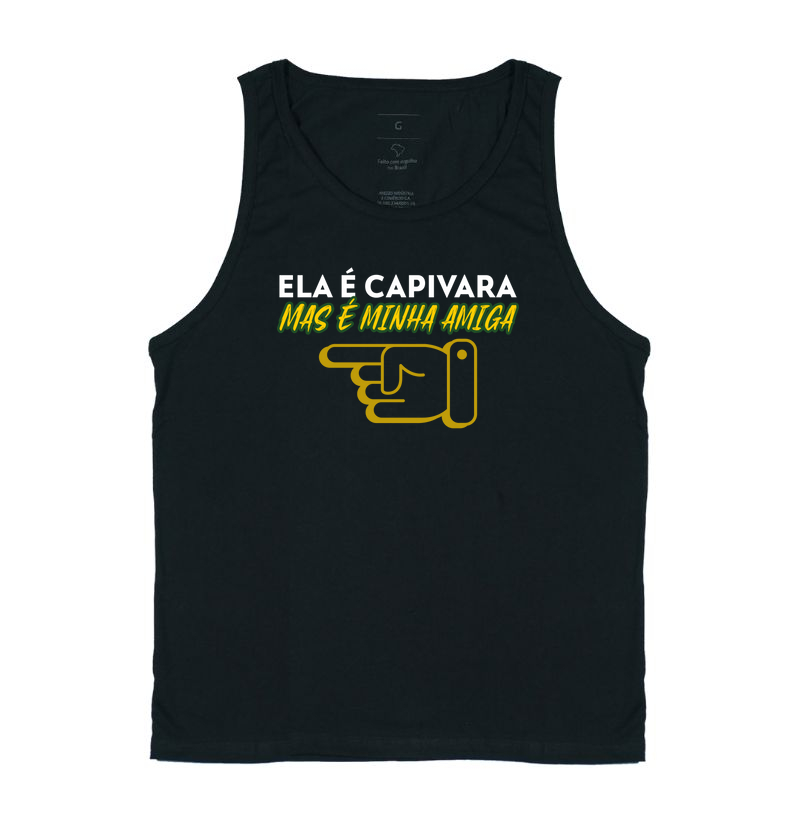 Ela é capivara mas é minha amiga
