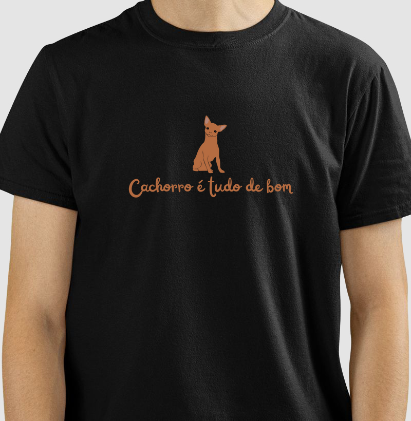 Camiseta Cachorro é tudo de bom