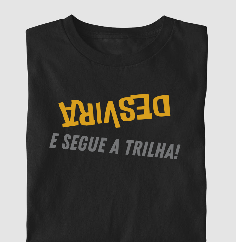 Desvira e segue a trilha