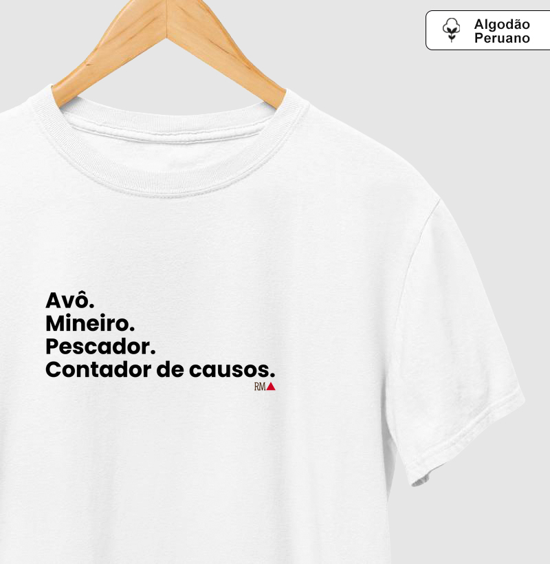 Avô. Mineiro. Pescador. Contador de causos.