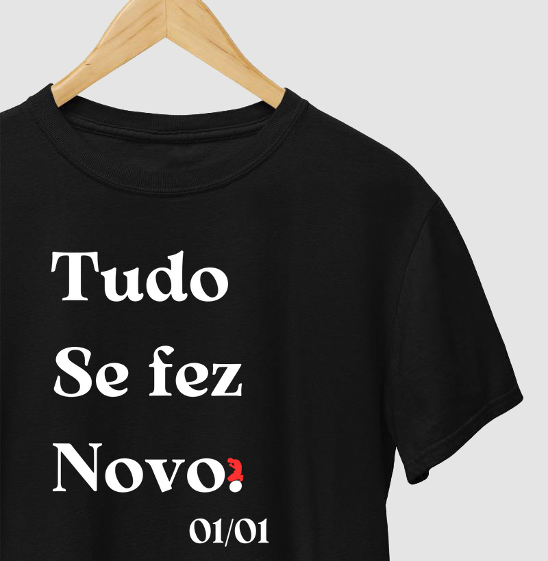 Tudo Se fez Novo. (letra branca)