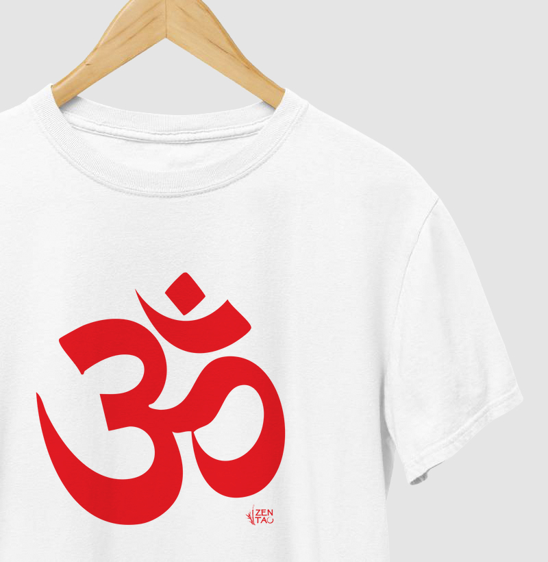 Yoga OM - O som da paz (estampa vermelha)