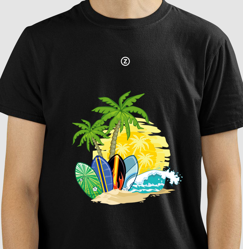 Camiseta surf - ZAIRE Brasil