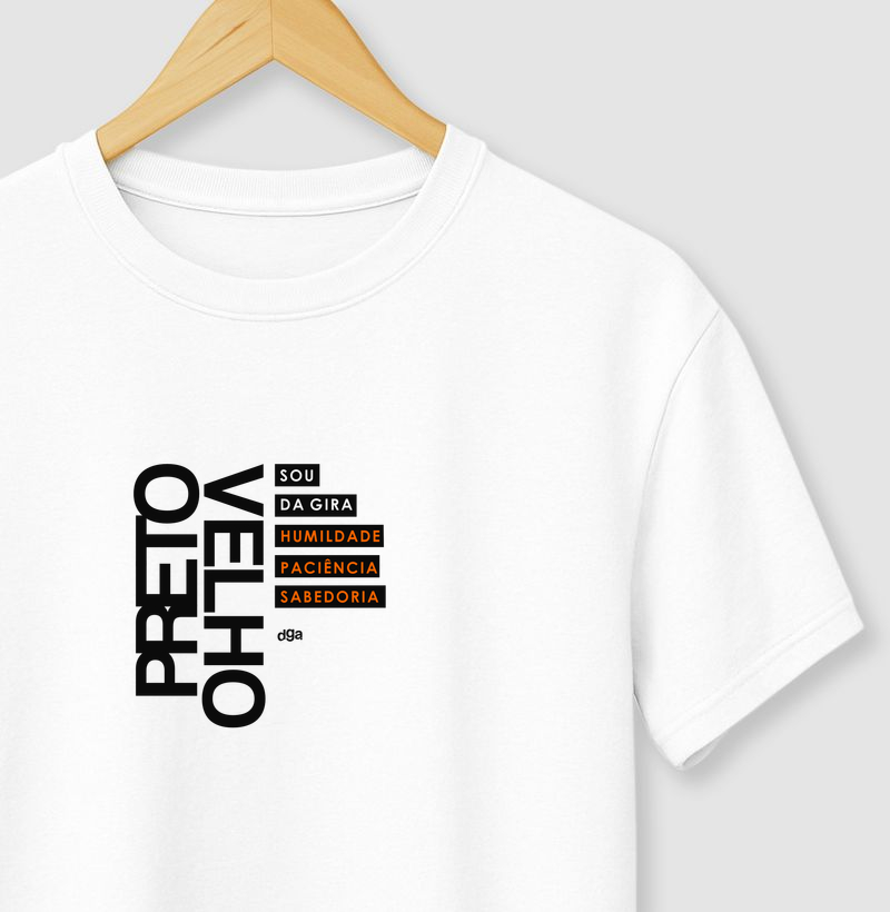 CAMISETA PRETO-VELHO