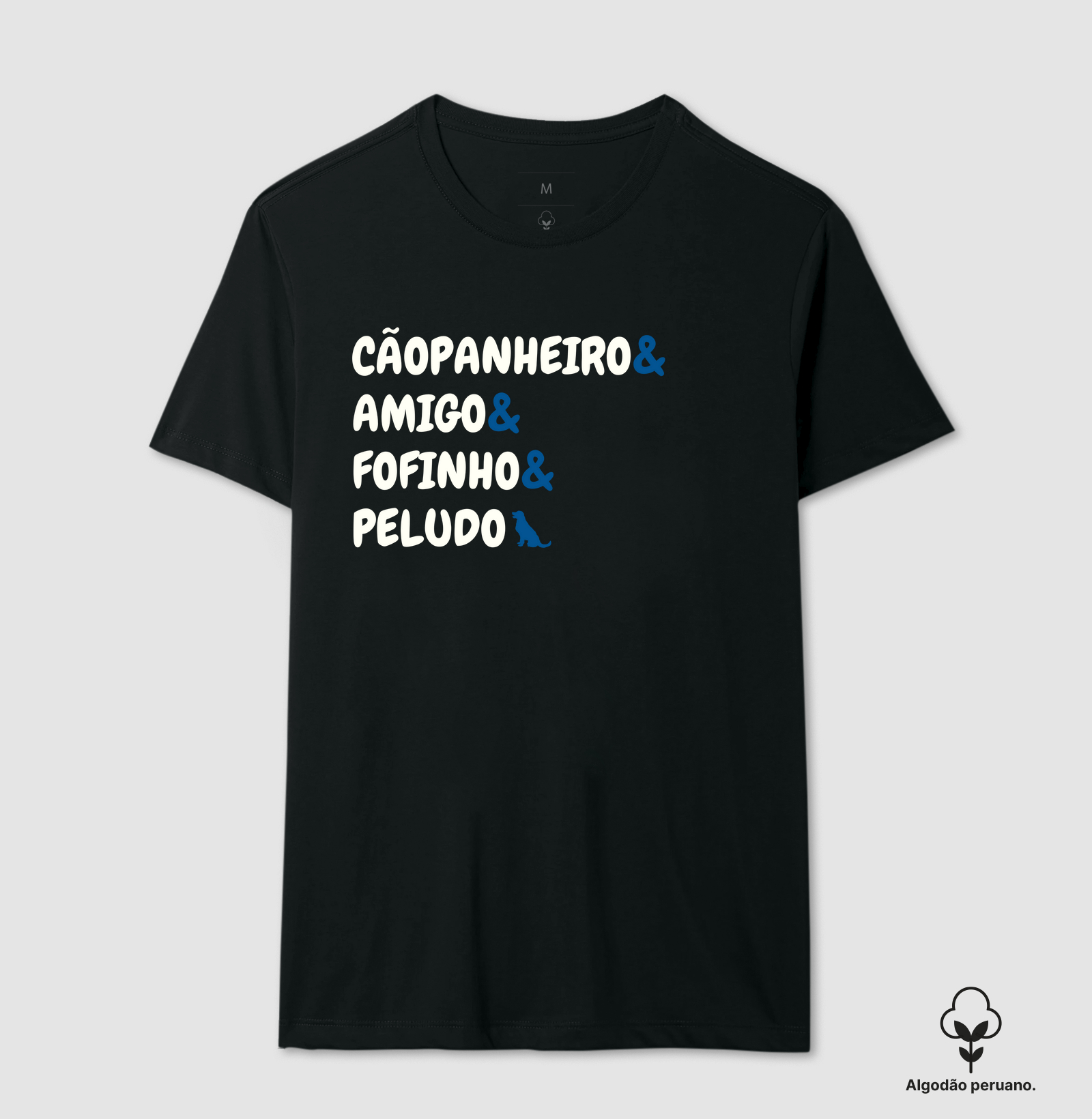camiseta jogo de palavra cachorro
