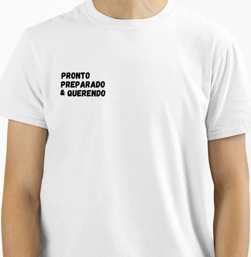 Camiseta da Love Horses Pronto, Preparado e querendo
