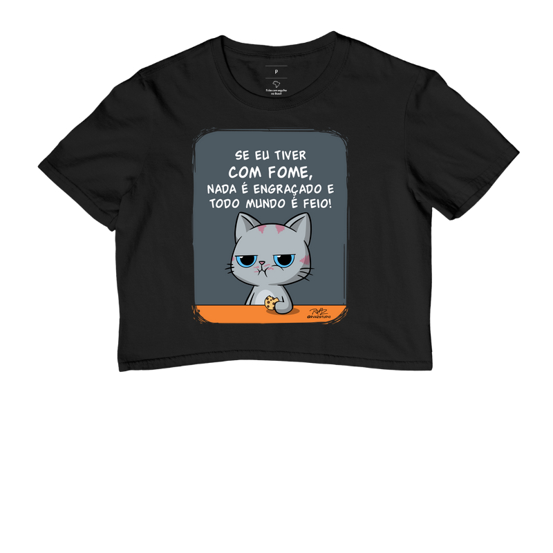 Camiseta Gato Sincero Fome