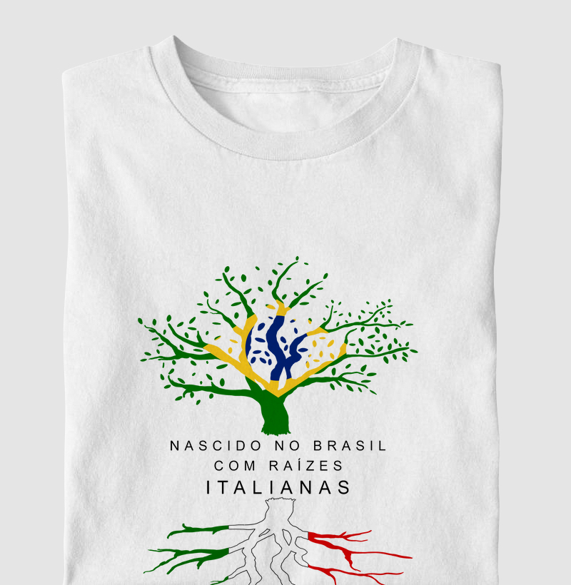 Camiseta raízes italianas