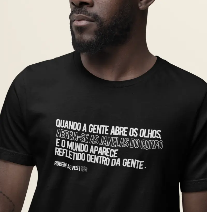 Camiseta Janelas | Rubem Alves