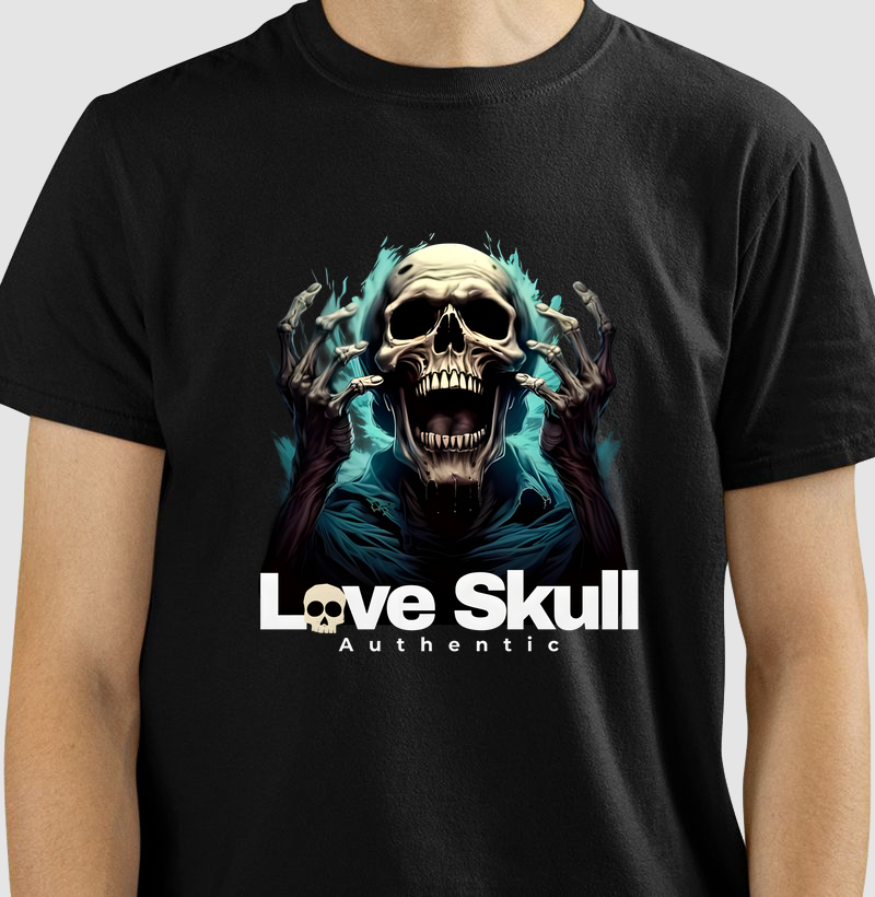 Camiseta Love Skull